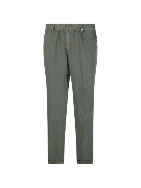 elasticated-waistband trousers by MYTHS