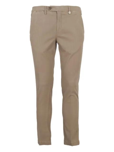 logo-plaque pants by MYTHS