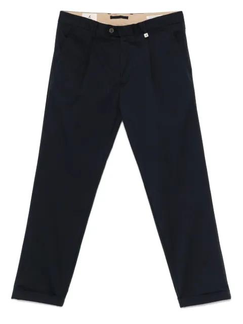 pleat-detailed trousers by MYTHS