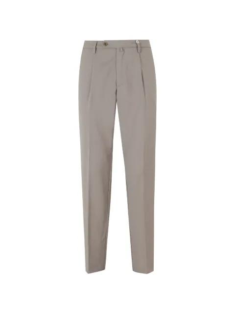pleated-detail tailored trousers by MYTHS