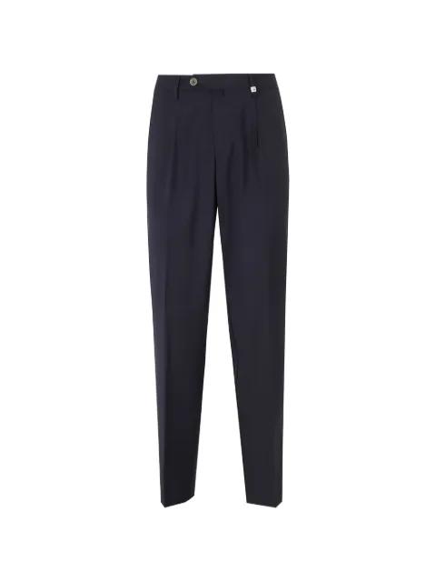 pleated-detail tailored trousers by MYTHS
