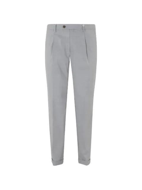 pleated turn-up trousers by MYTHS
