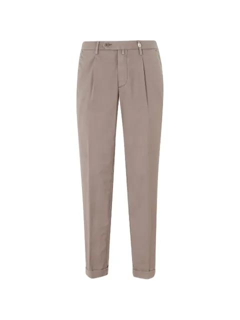 pleated turn-up trousers by MYTHS