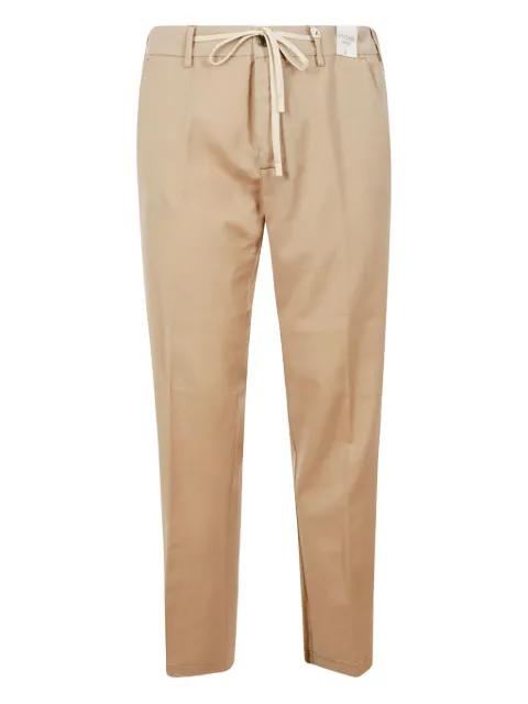 wool straight-leg trousers by MYTHS