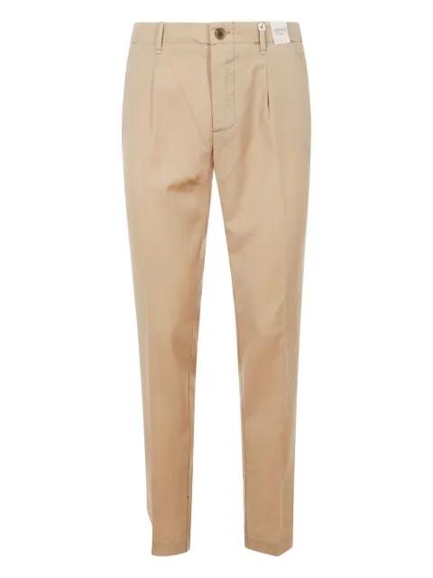 wool tapered trousers by MYTHS