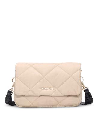Madison Small Quilted Nylon Crossbody Bag by MZ WALLACE