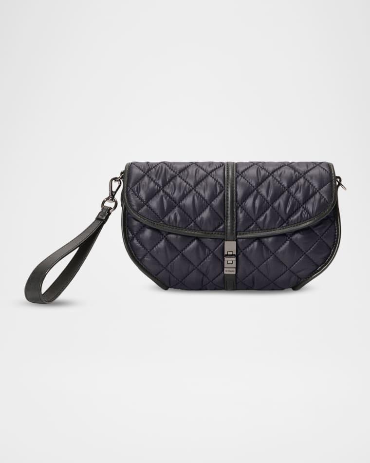 Small Astor Quilted Convertible Clutch by MZ WALLACE