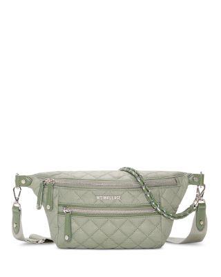 Small Quilted Nylon Crosby Sling Bag by MZ WALLACE