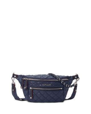 Small Quilted Nylon Crosby Sling Bag by MZ WALLACE