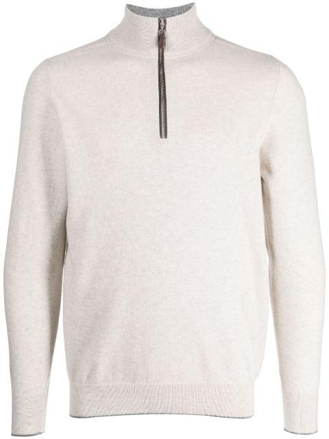 Carnaby half-zip jumper by N.PEAL