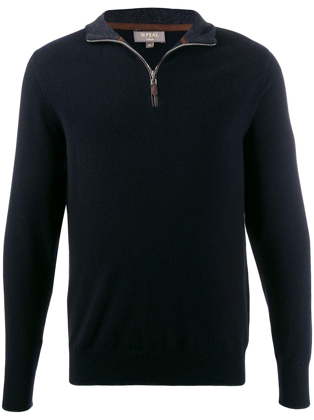 Carnaby half-zip sweater by N.PEAL