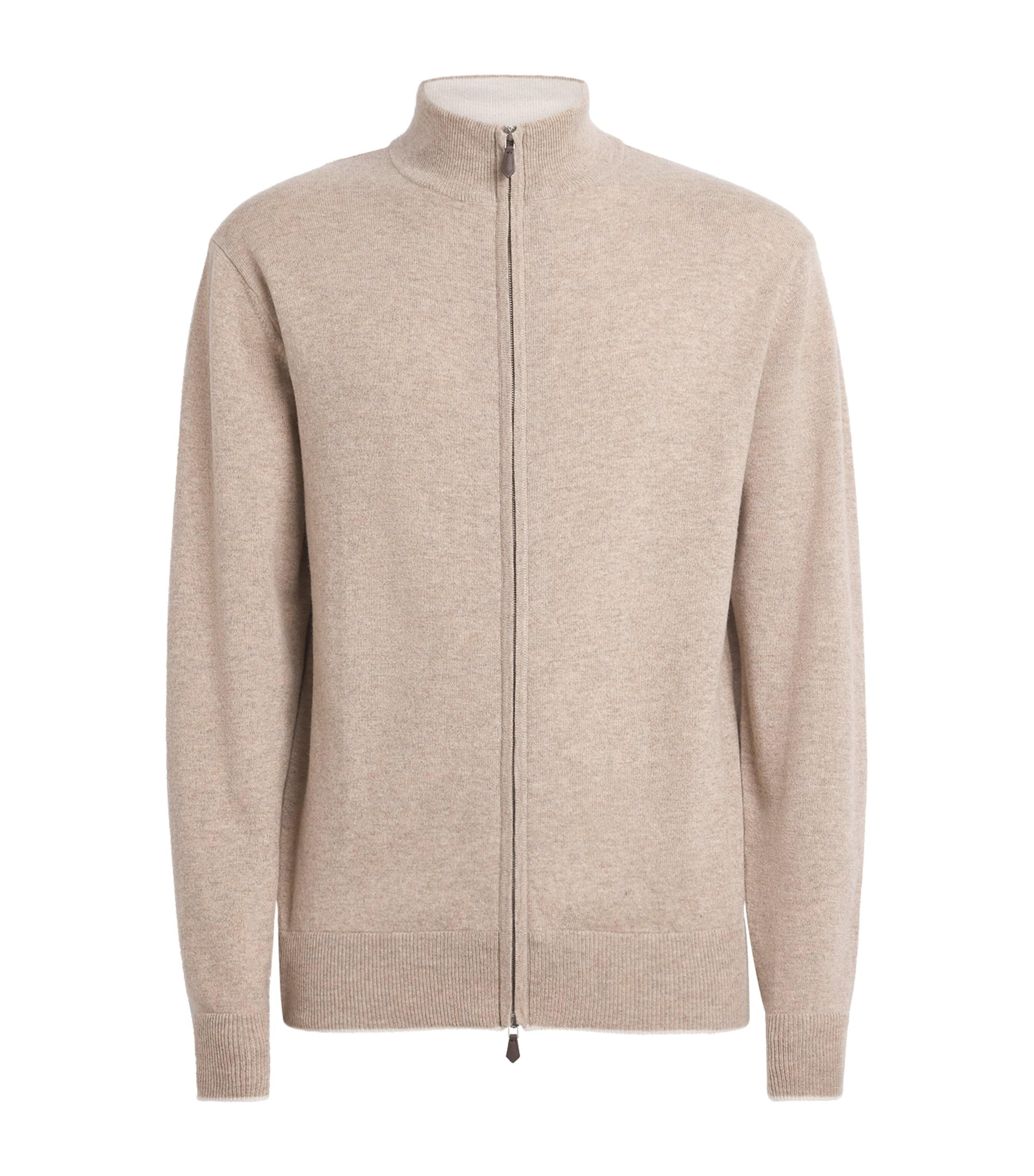 N.Peal Cashmere Knightsbridge Zip Cardigan by N.PEAL