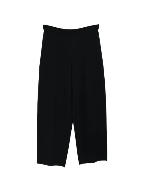 barrel leg knitted trousers by N.PEAL