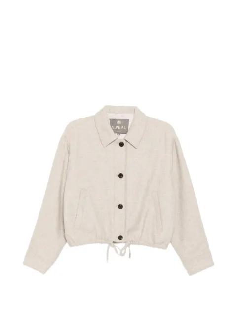 button drawstring jacket by N.PEAL
