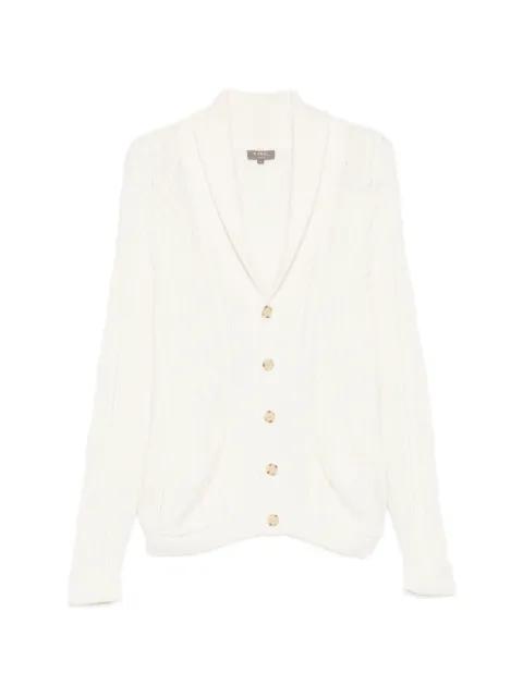 cable shawl cardigan by N.PEAL