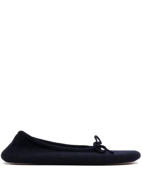 cashmere ballerina slippers by N.PEAL