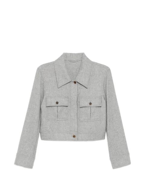 cashmere cropped jacket by N.PEAL