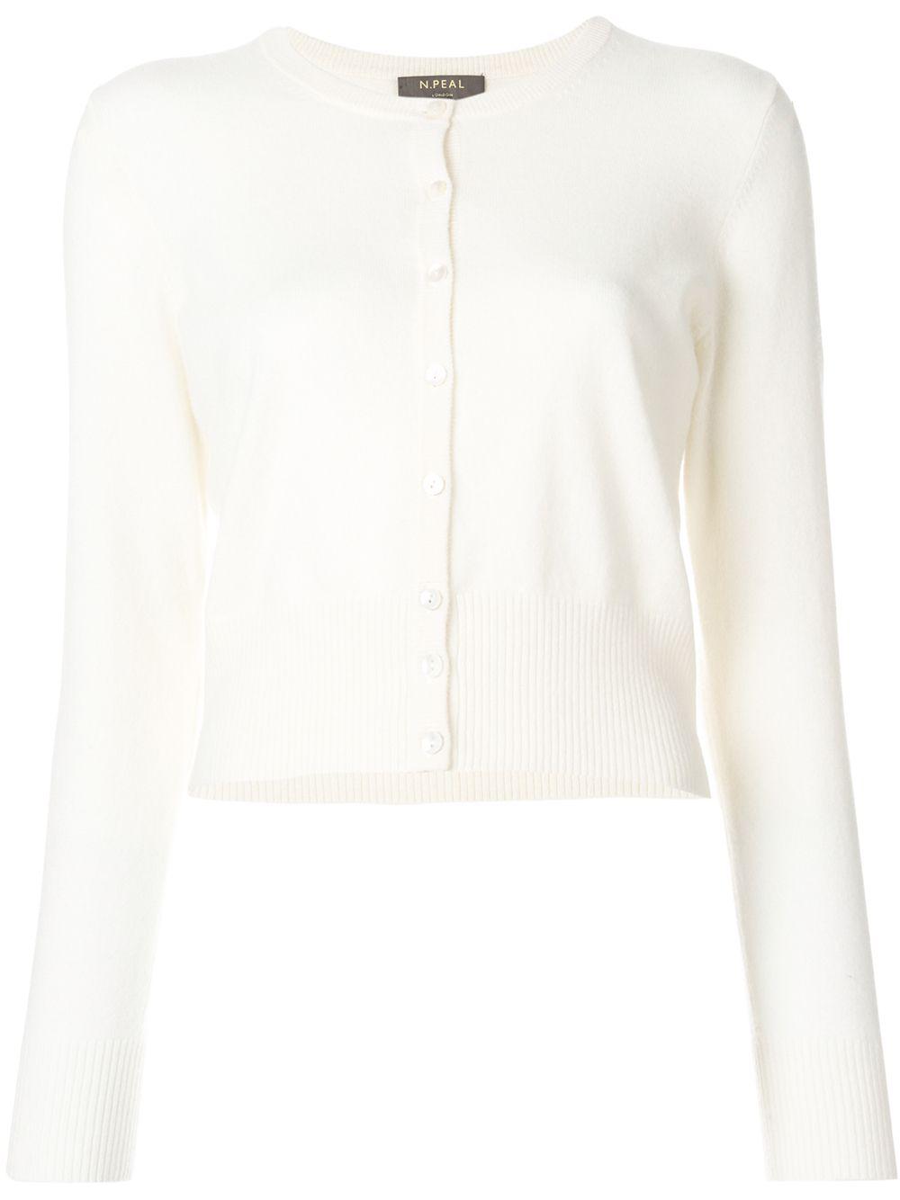cashmere round neck cardigan by N.PEAL
