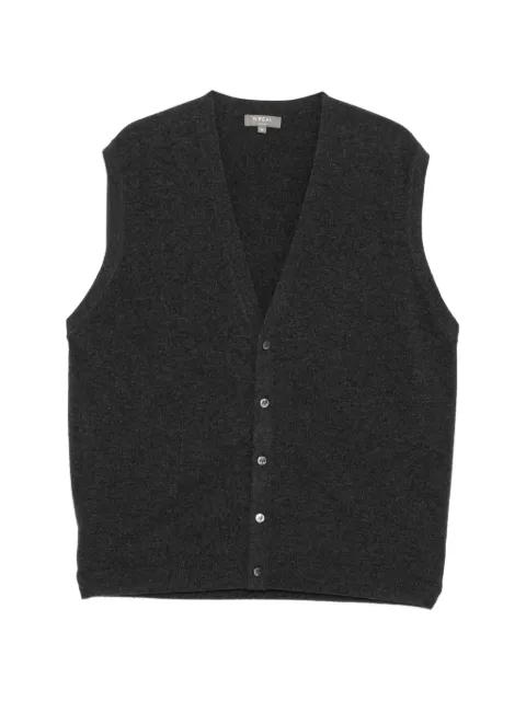 cashmere sleeveless cardigan by N.PEAL