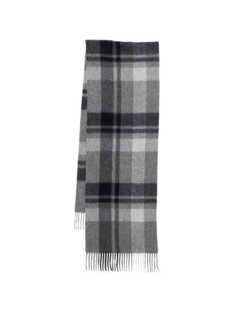 checked cashmere scarf by N.PEAL