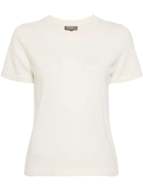 crew-neck cashmere T-shirt by N.PEAL