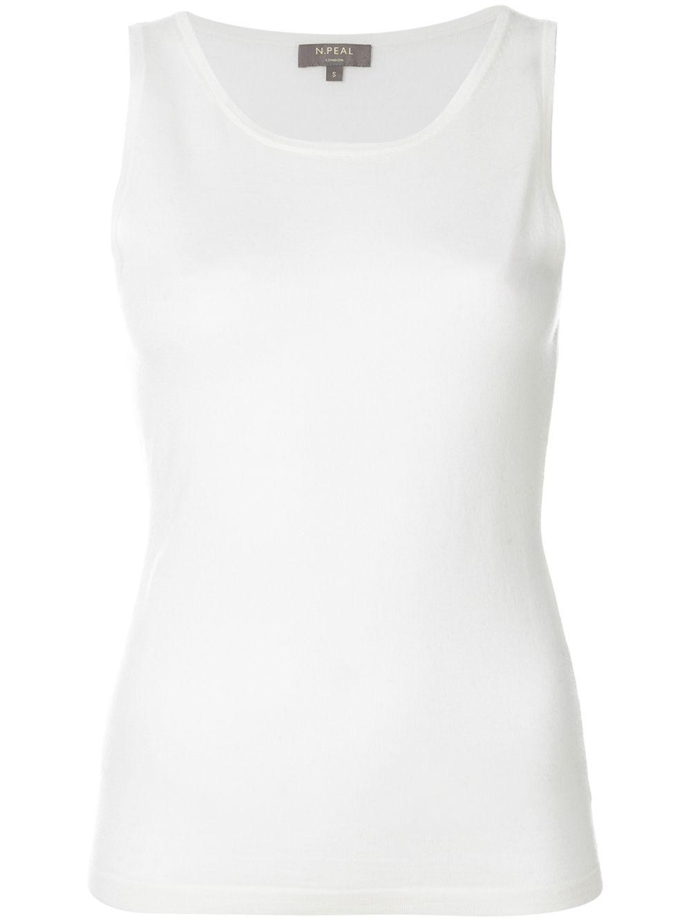 fine-knit tank top by N.PEAL
