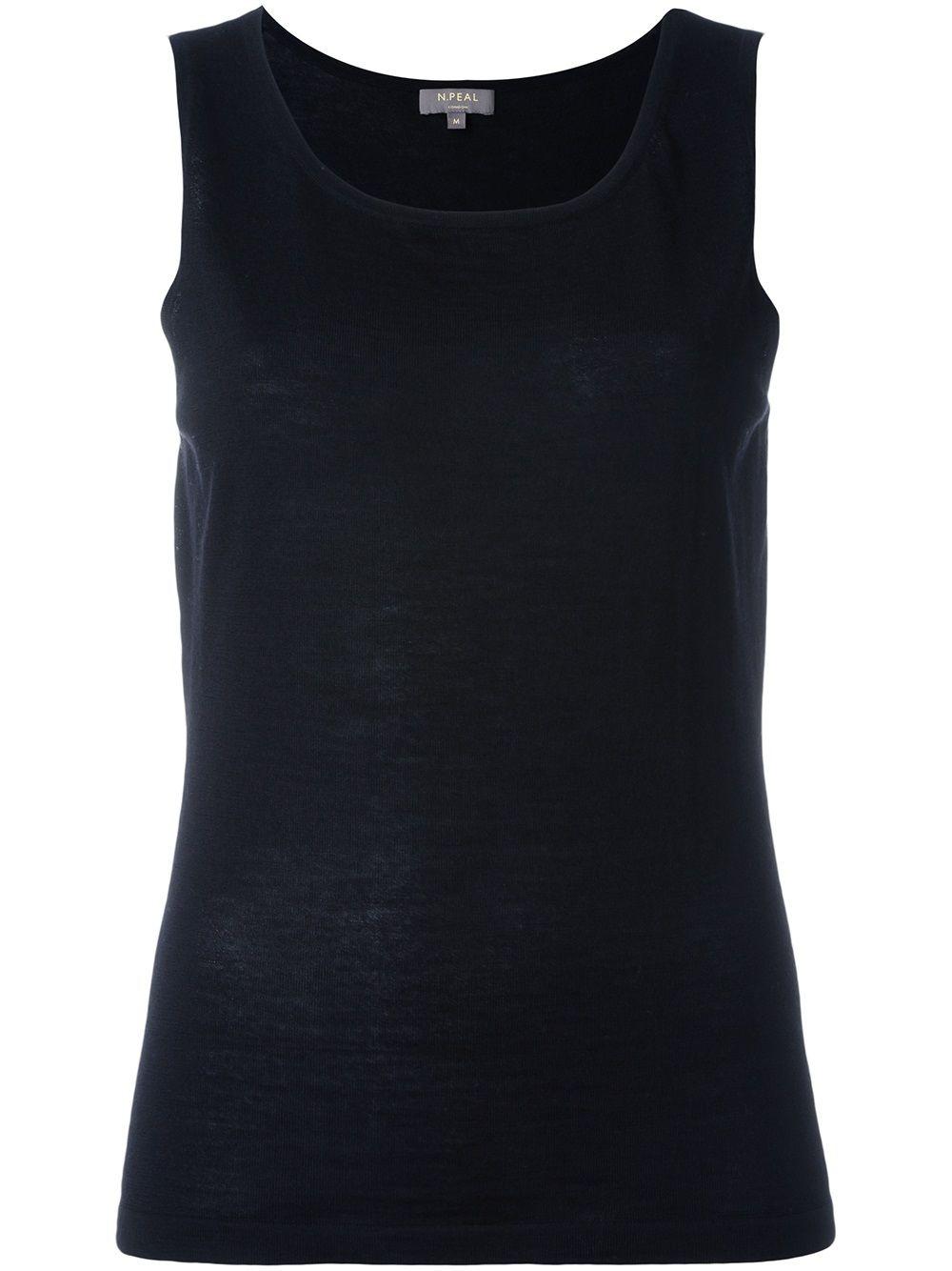 fine-knit tank top by N.PEAL