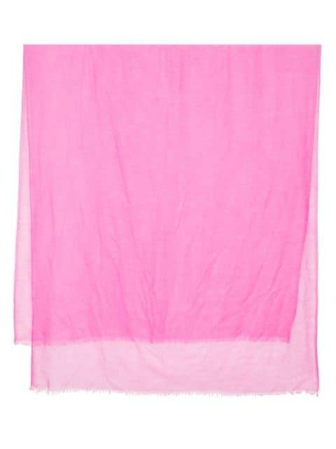 frayed pashmina shawl by N.PEAL