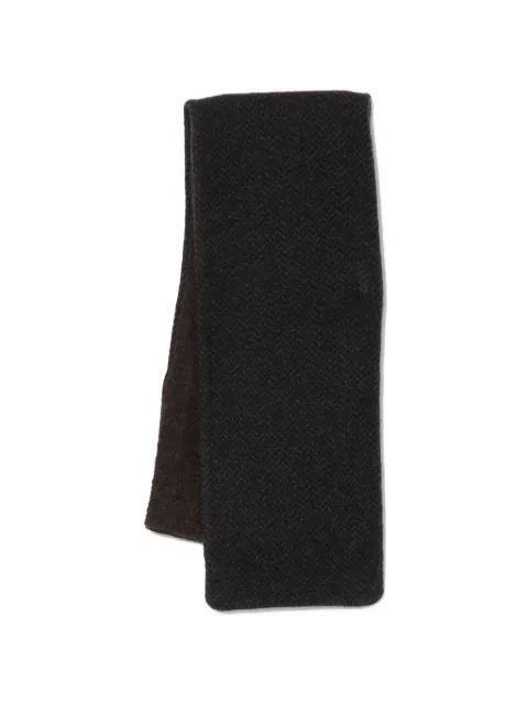 herringbone cashmere scarf by N.PEAL