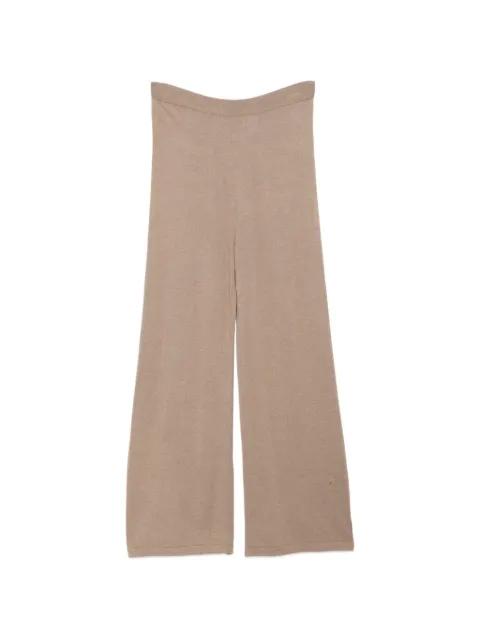 knitted wide-leg trousers by N.PEAL