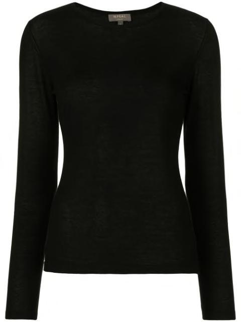 long-sleeve cashmere jumper by N.PEAL