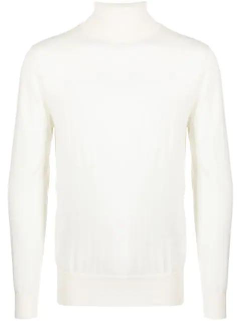 rollneck cashmere sweatshirt by N.PEAL
