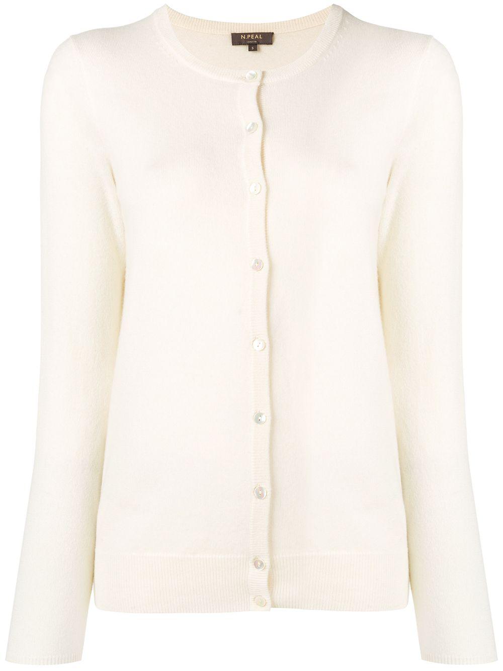 round neck cardigan by N.PEAL