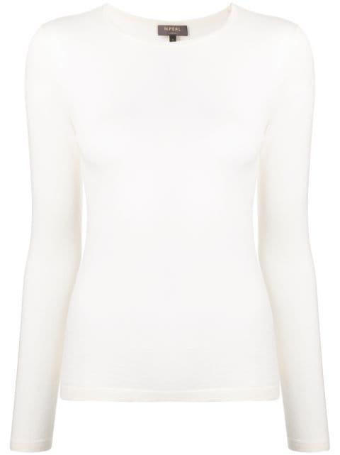 round neck knit jumper by N.PEAL