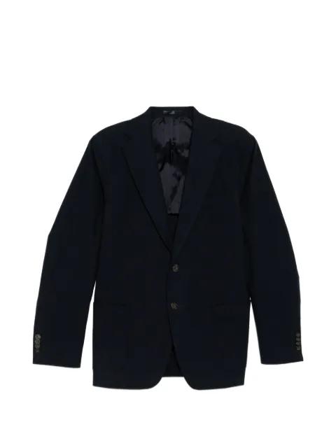 single-breasted notched collar blazer by N.PEAL