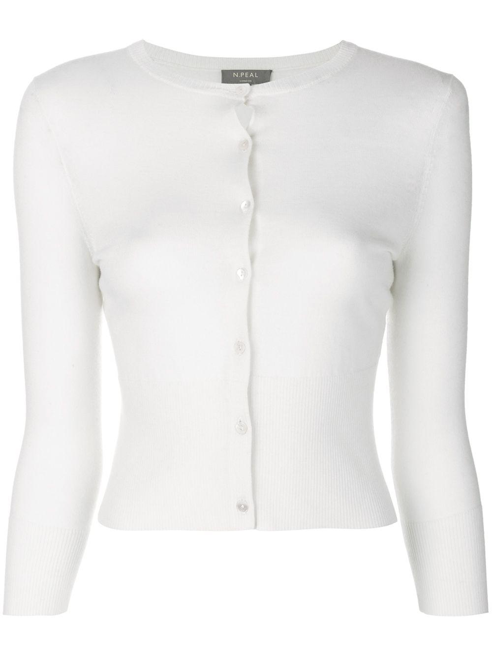 superfine cropped cardigan by N.PEAL