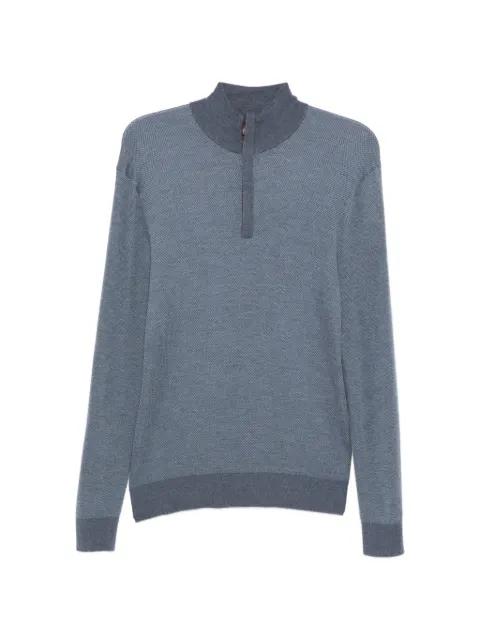 zipped sweater by N.PEAL