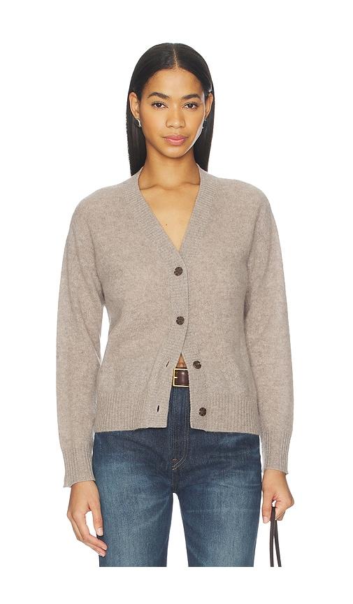 NAADAM Cloud Cashmere Cardigan in Taupe by NAADAM