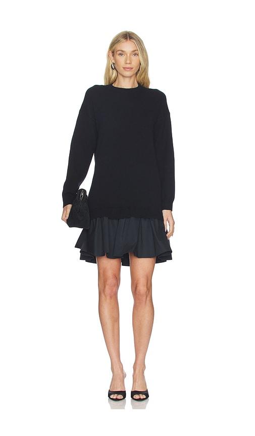 NAADAM Premium Cashmino Mini Dress in Black by NAADAM