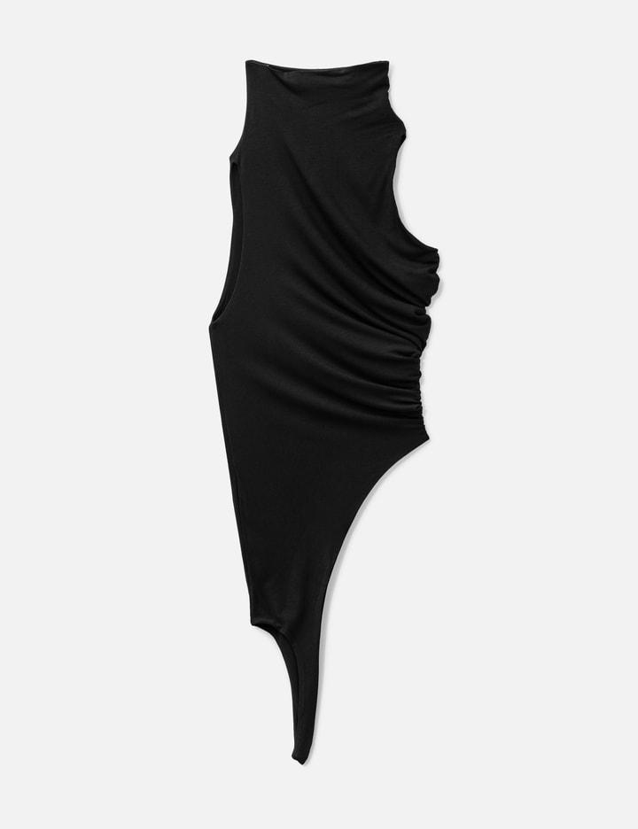 Asymmetric Drapingleeveless by NACHE