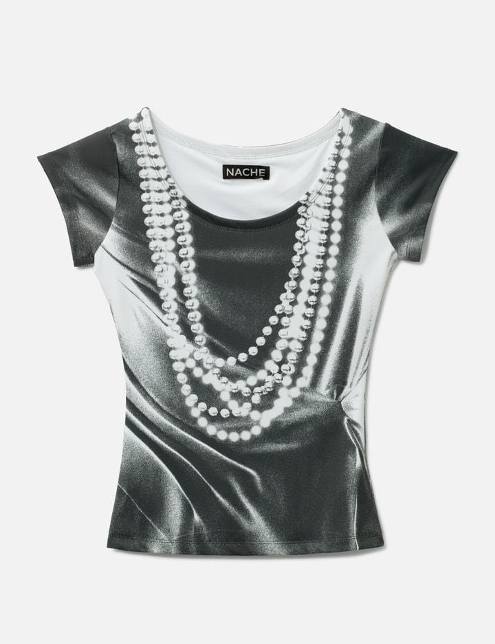 Pearl Necklace Printed T-Shirt by NACHE
