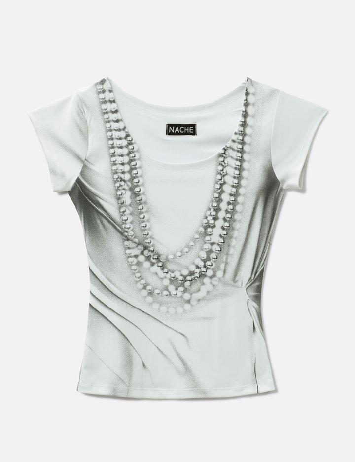 Pearl Necklace Printed T-Shirt by NACHE