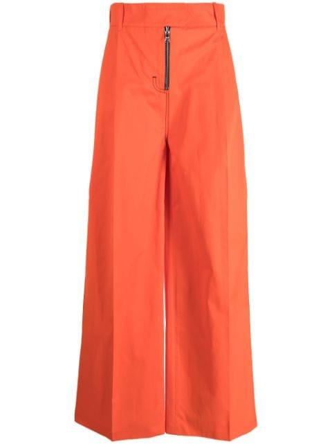 Loose Change wide-leg trousers by NACKIYE