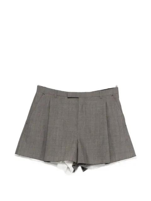 Split pleated shorts by NACKIYE