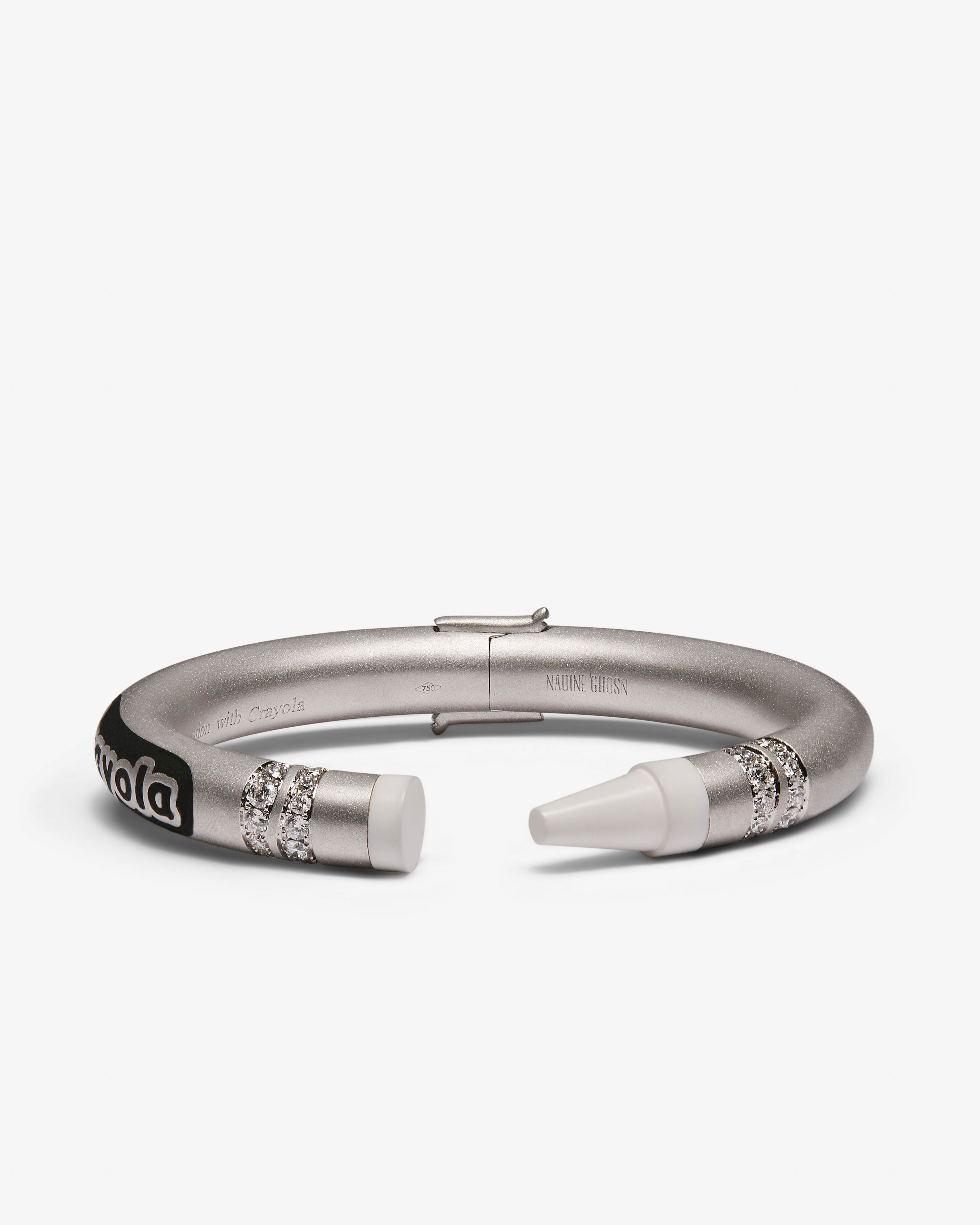 Nadine Ghosn - Crayola Bracelet - (White Gold) by NADINE GHOSN
