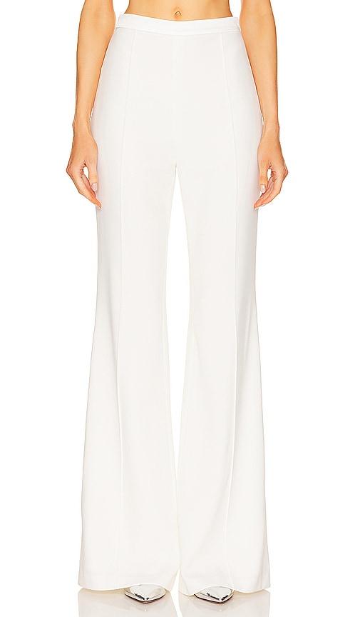 Nadine Merabi Charlotte Trouser in White by NADINE MERABI
