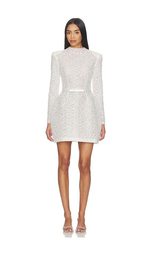 Nadine Merabi Edie Dress in White by NADINE MERABI