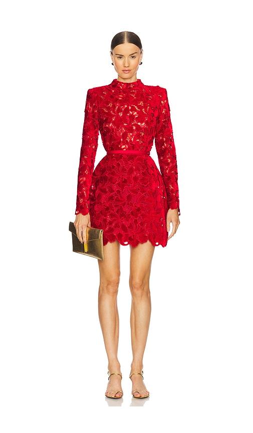 Nadine Merabi Lydia Mini Dress in Red by NADINE MERABI