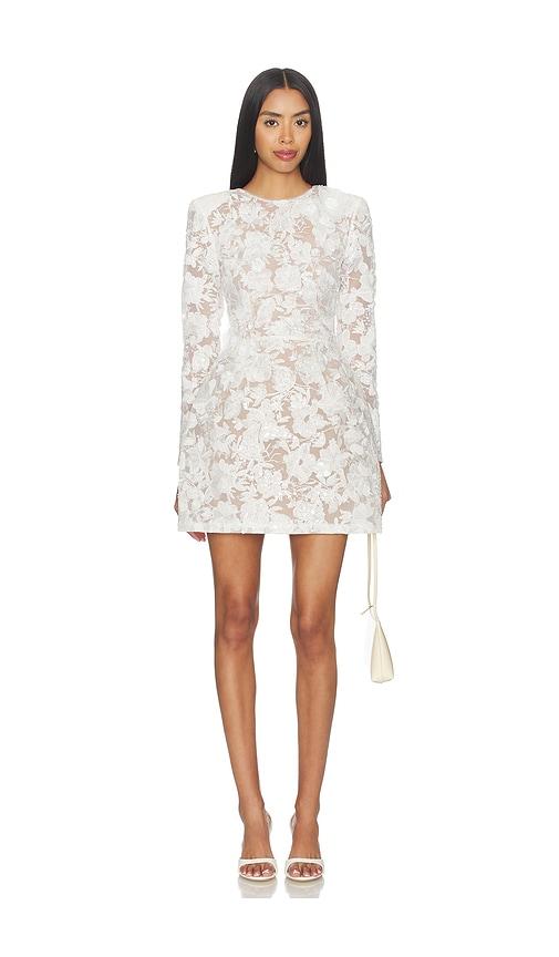 Nadine Merabi Sienna White Dress in White by NADINE MERABI