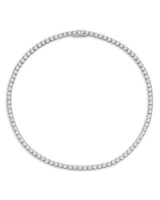 4mm Cubic Zirconia Tennis Necklace by NADRI